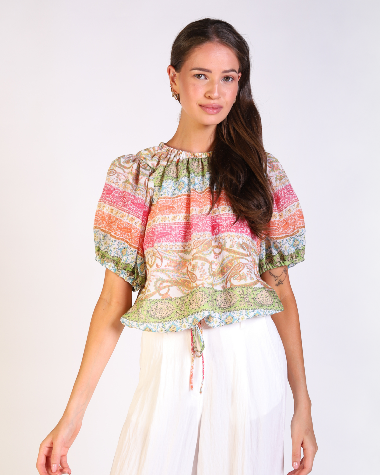 Anronia Top - Paisley
