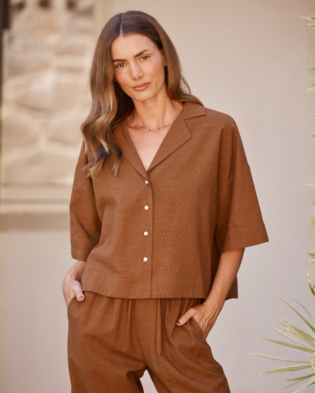 Sammie Shirt - Chocolate