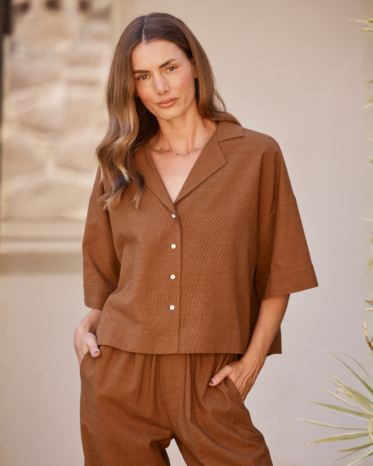 Sammie Shirt - Chocolate