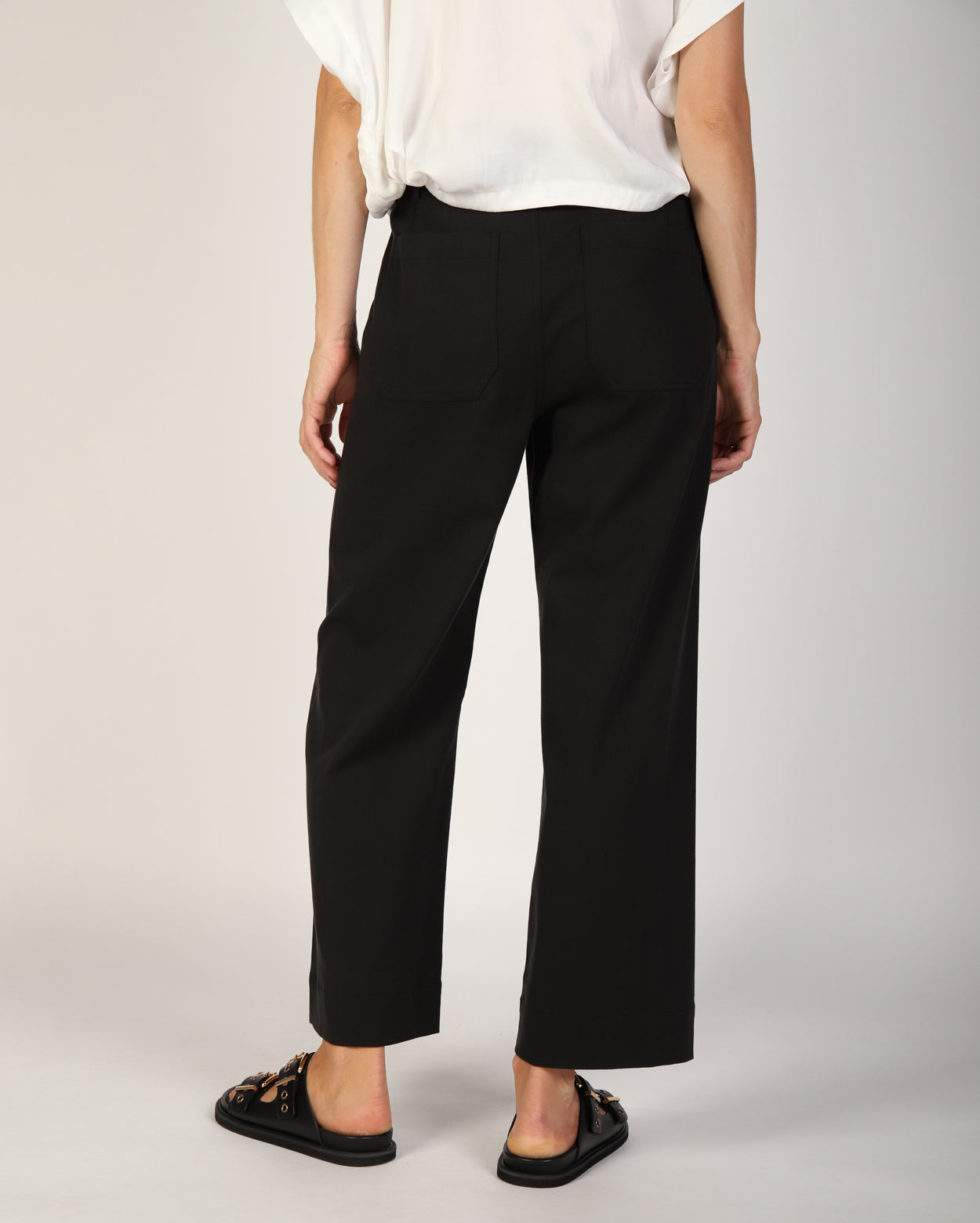 Ashleigh Culotte Pant  - Black