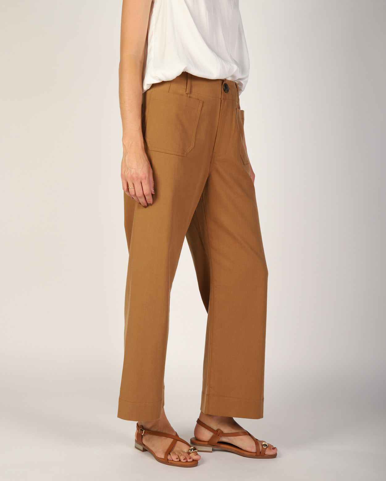 Ashleigh Culotte Pant  - Cocoa