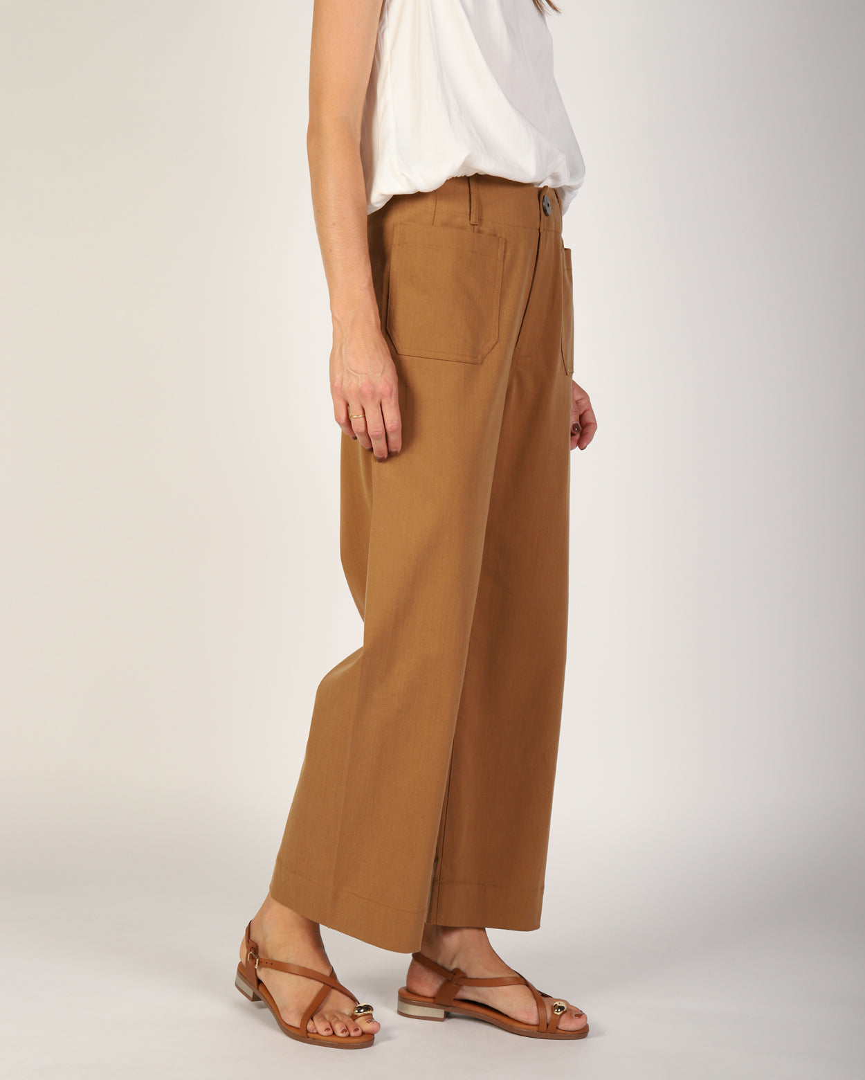 Ashleigh Culotte Pant  - Cocoa