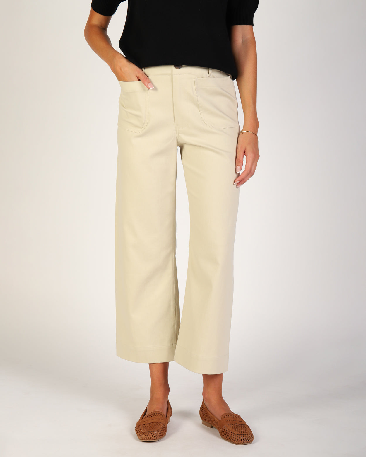 Ashleigh Culotte Pant  - Sand
