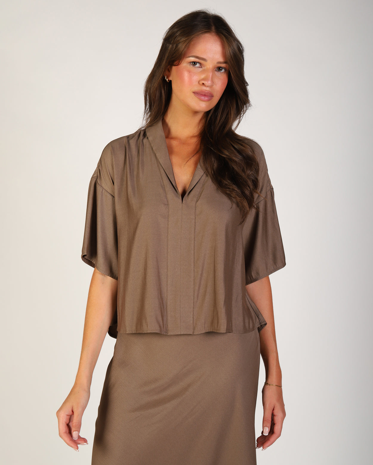Lexi Blouse - Chocolate