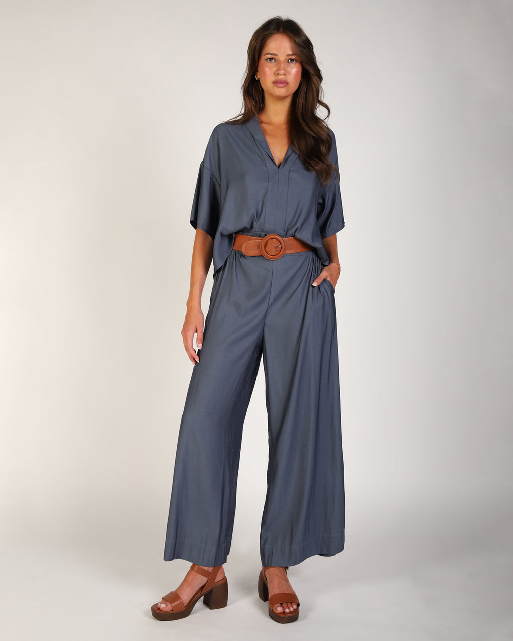Lexi Blouse - Steel