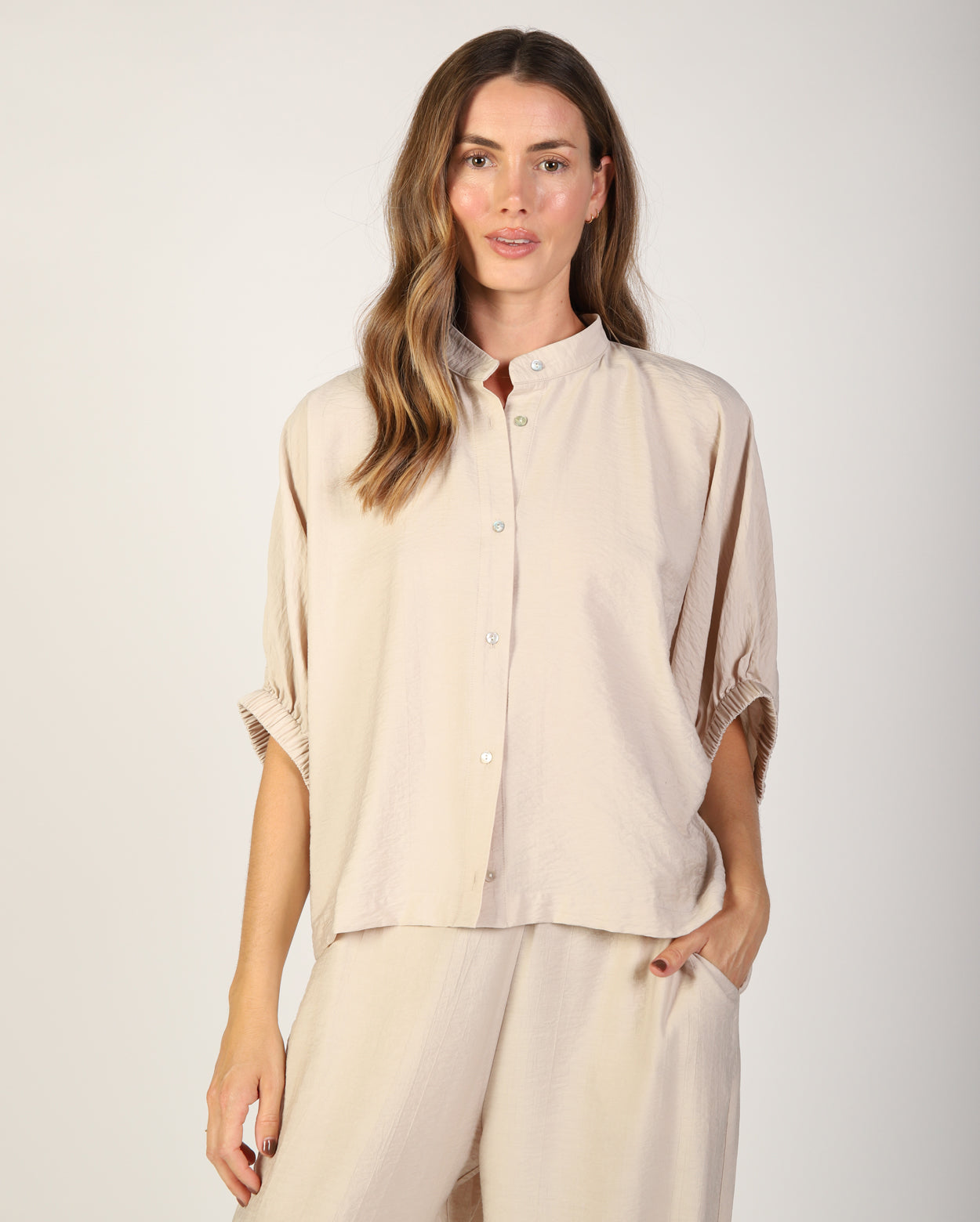 Fallon Shirt - Stone