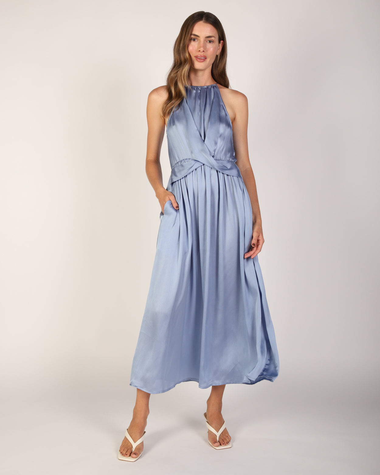 Imogen Dress - Blue