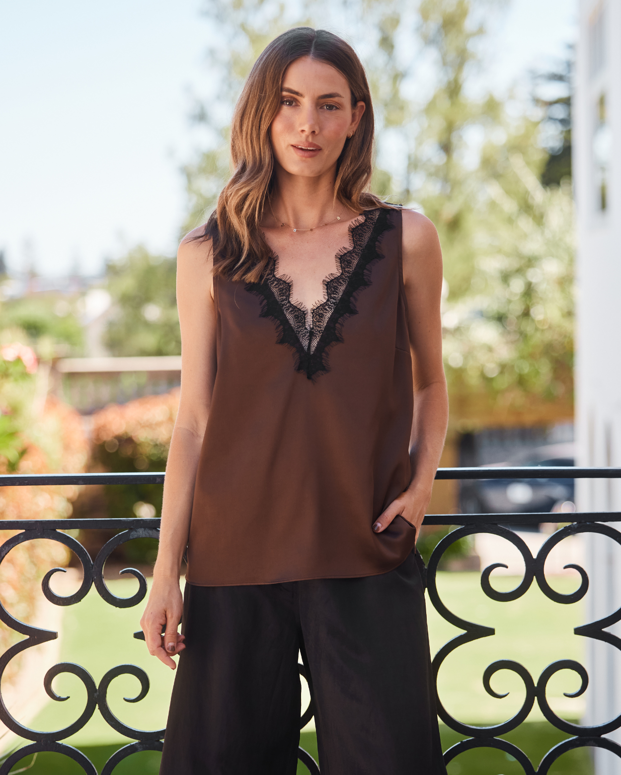 Adele Camisole - Chocolate