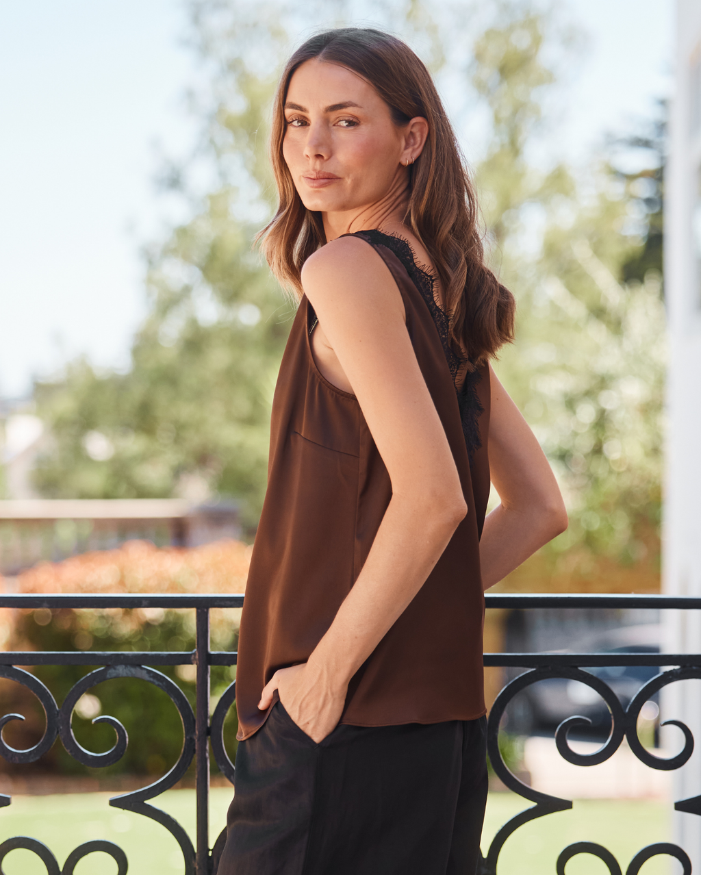 Adele Camisole - Chocolate
