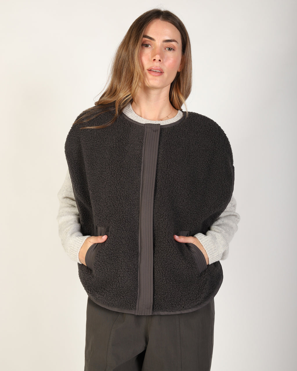 Paulina Vest - Charcoal