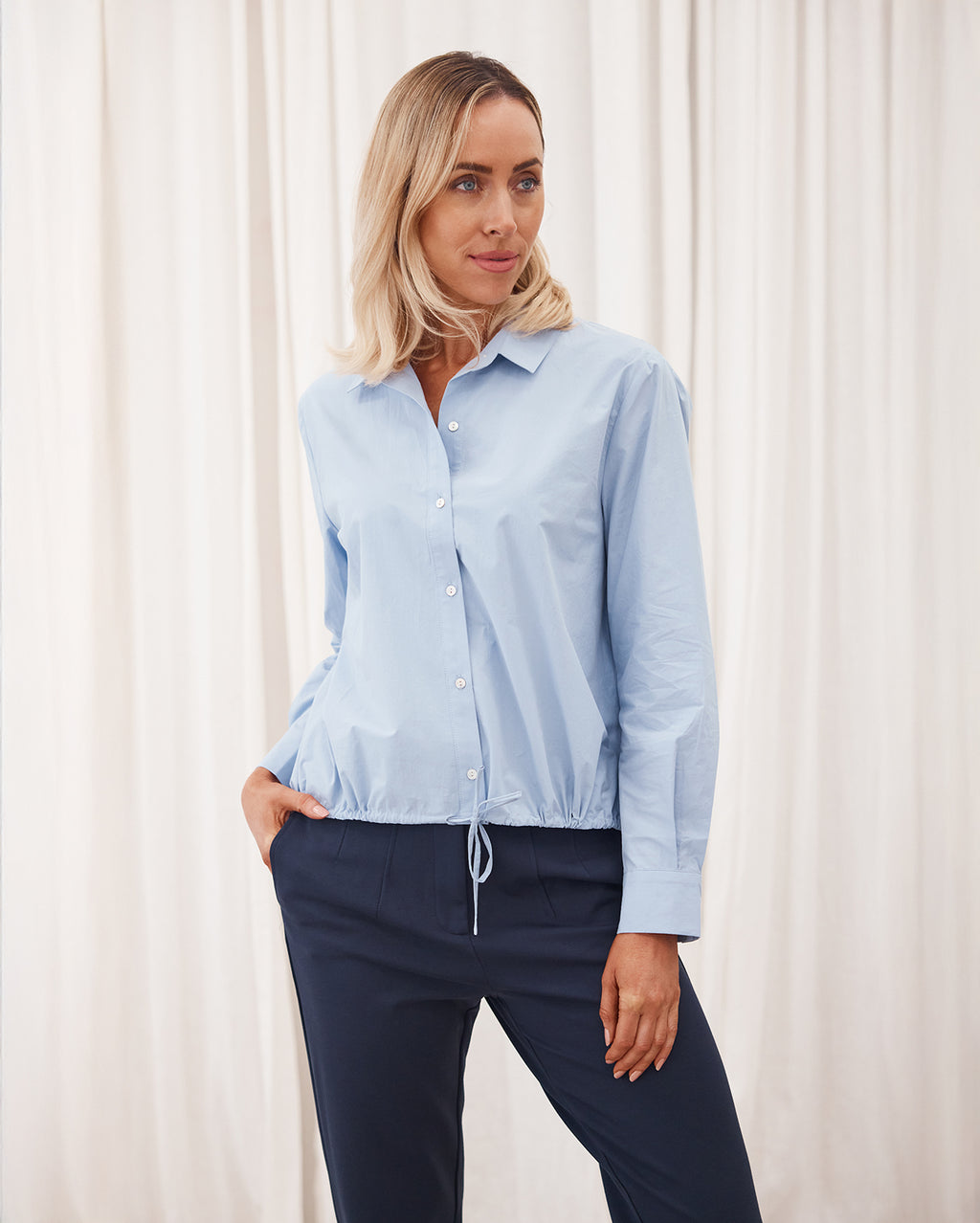 Hazel Shirt - Light Blue