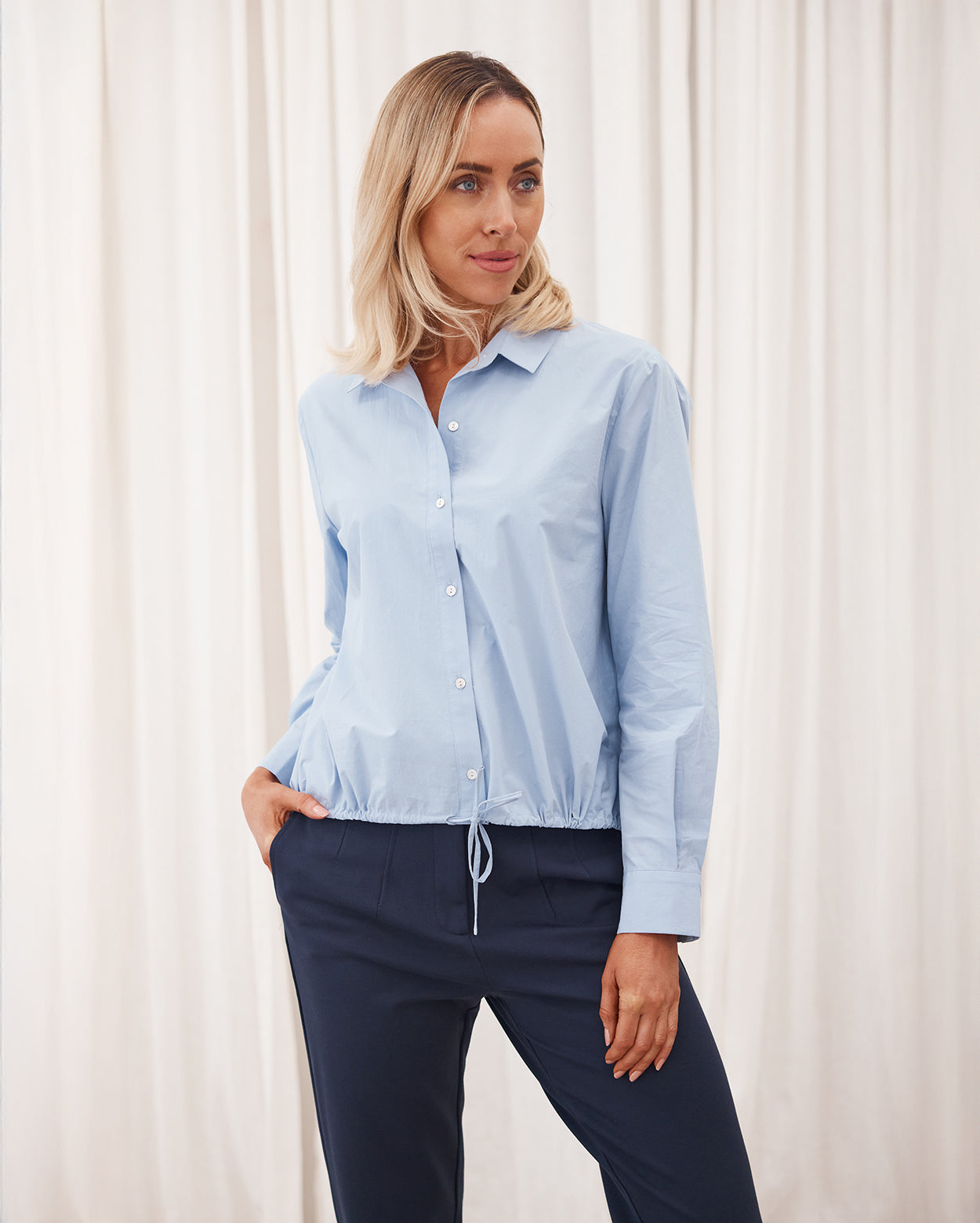 Hazel Shirt - Light Blue