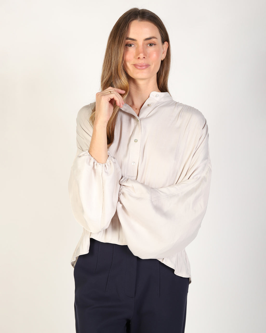 Megan Blouse - Oyster