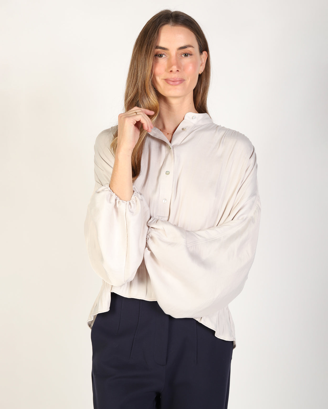 Megan Blouse - Oyster