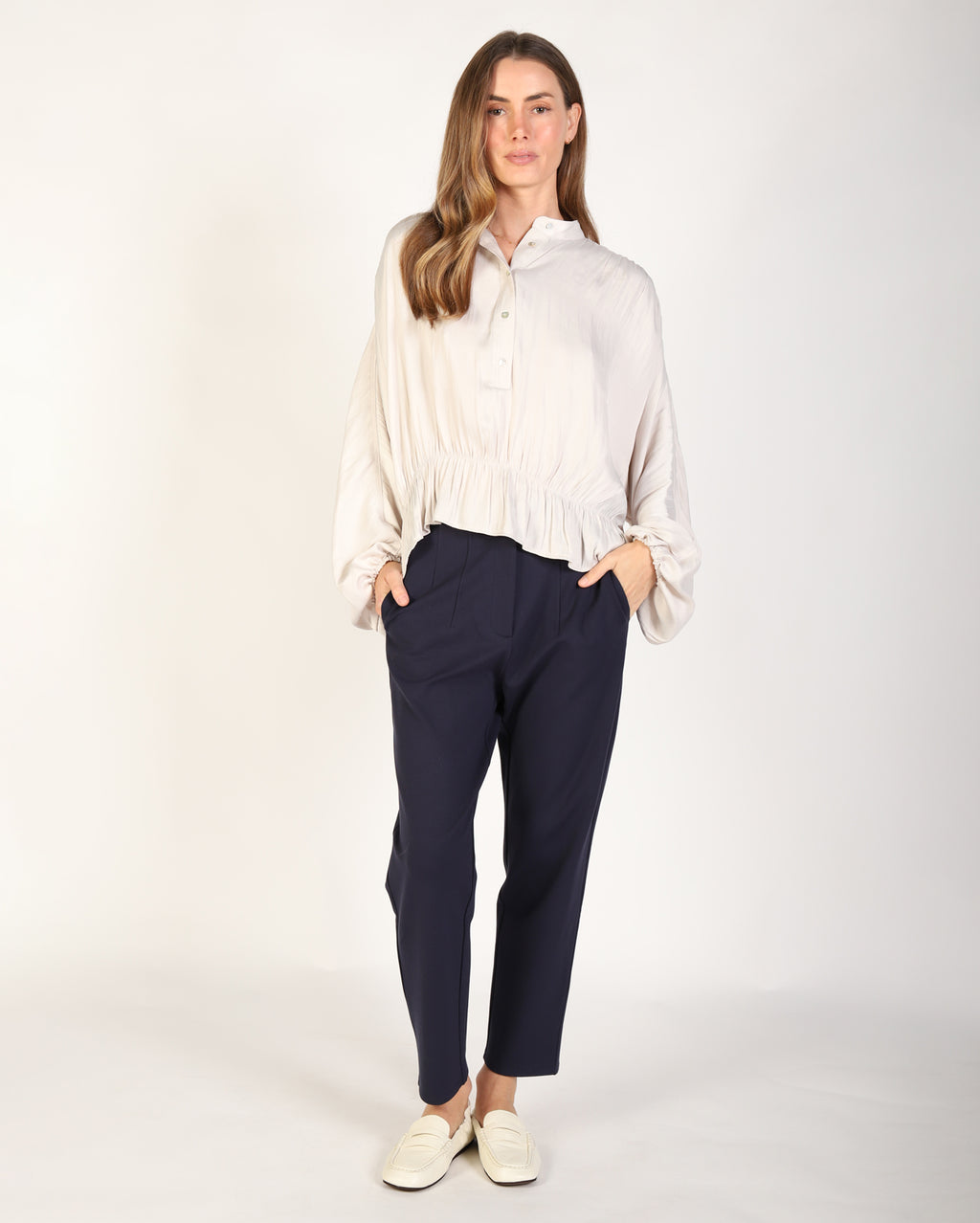Megan Blouse - Oyster