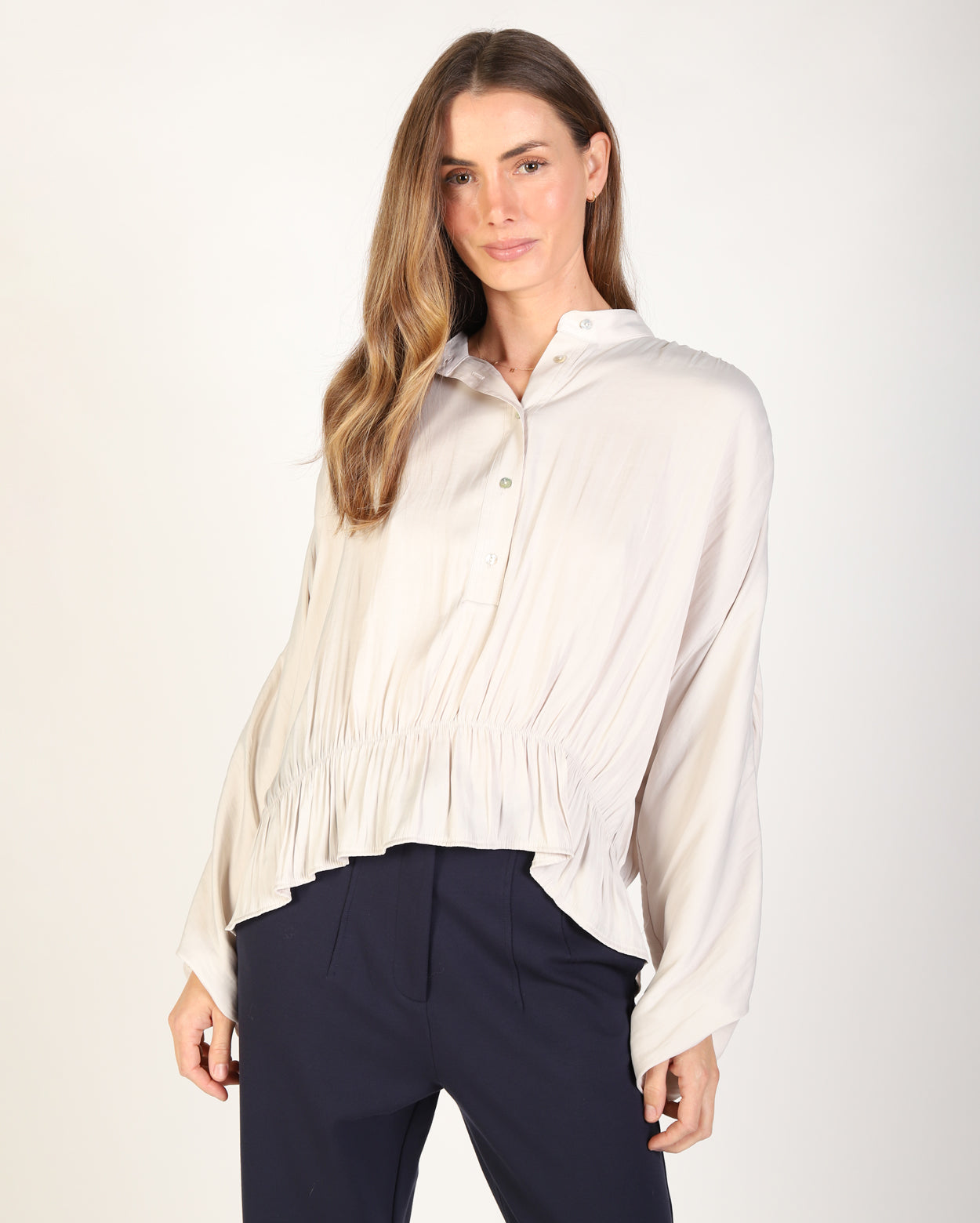 Megan Blouse - Oyster