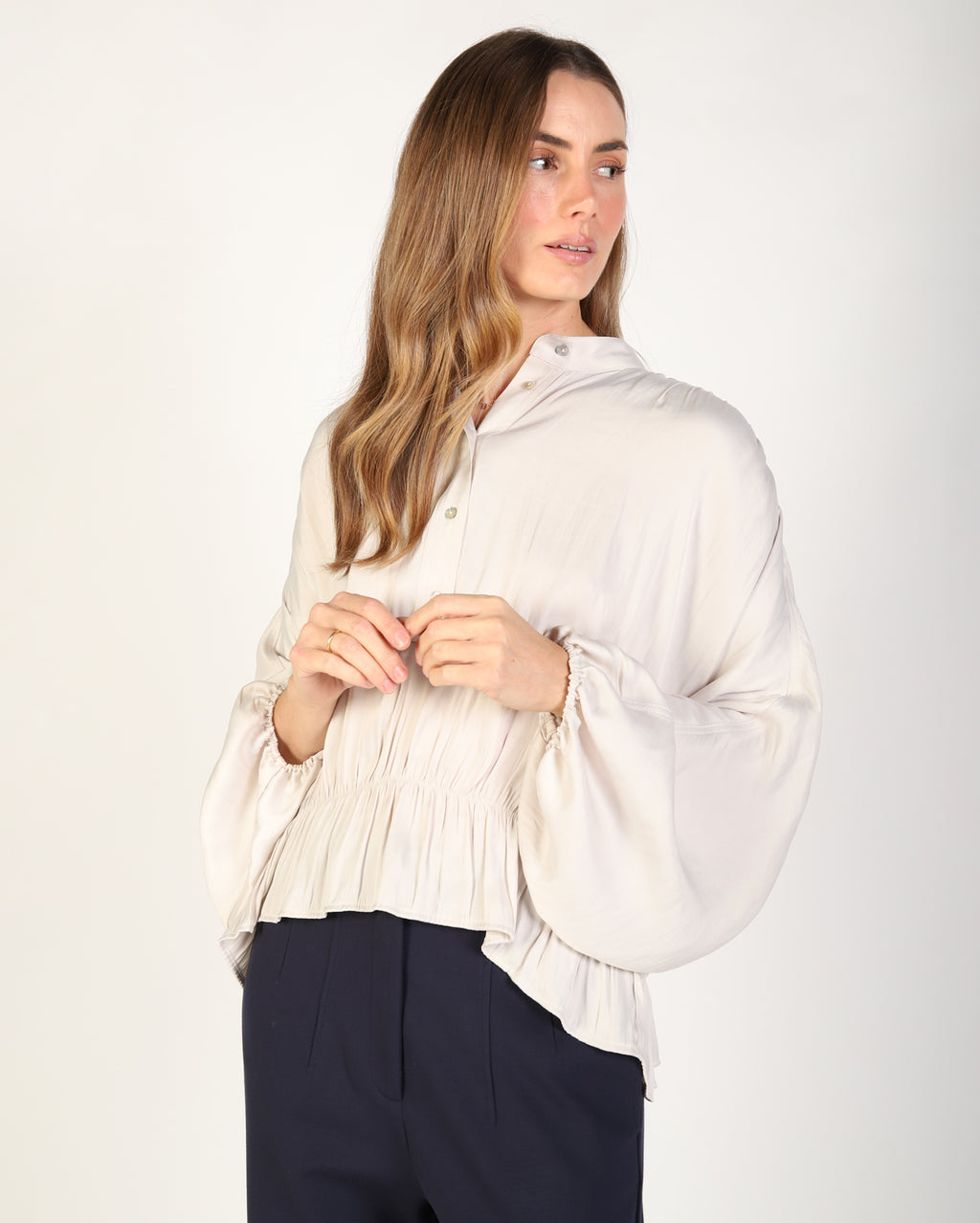 Megan Blouse - Oyster