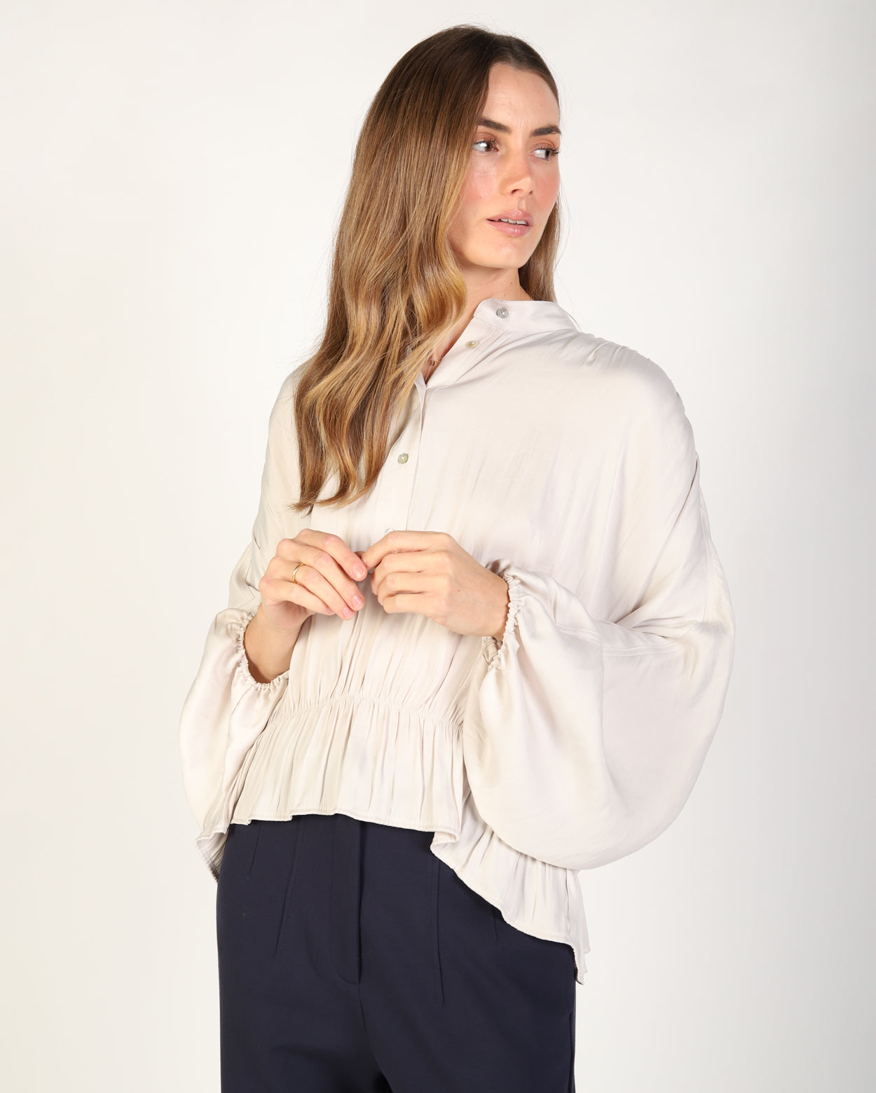 Megan Blouse - Oyster