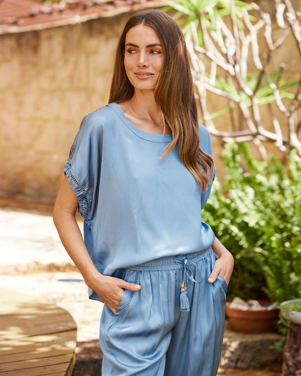 Issey Top  - Blue
