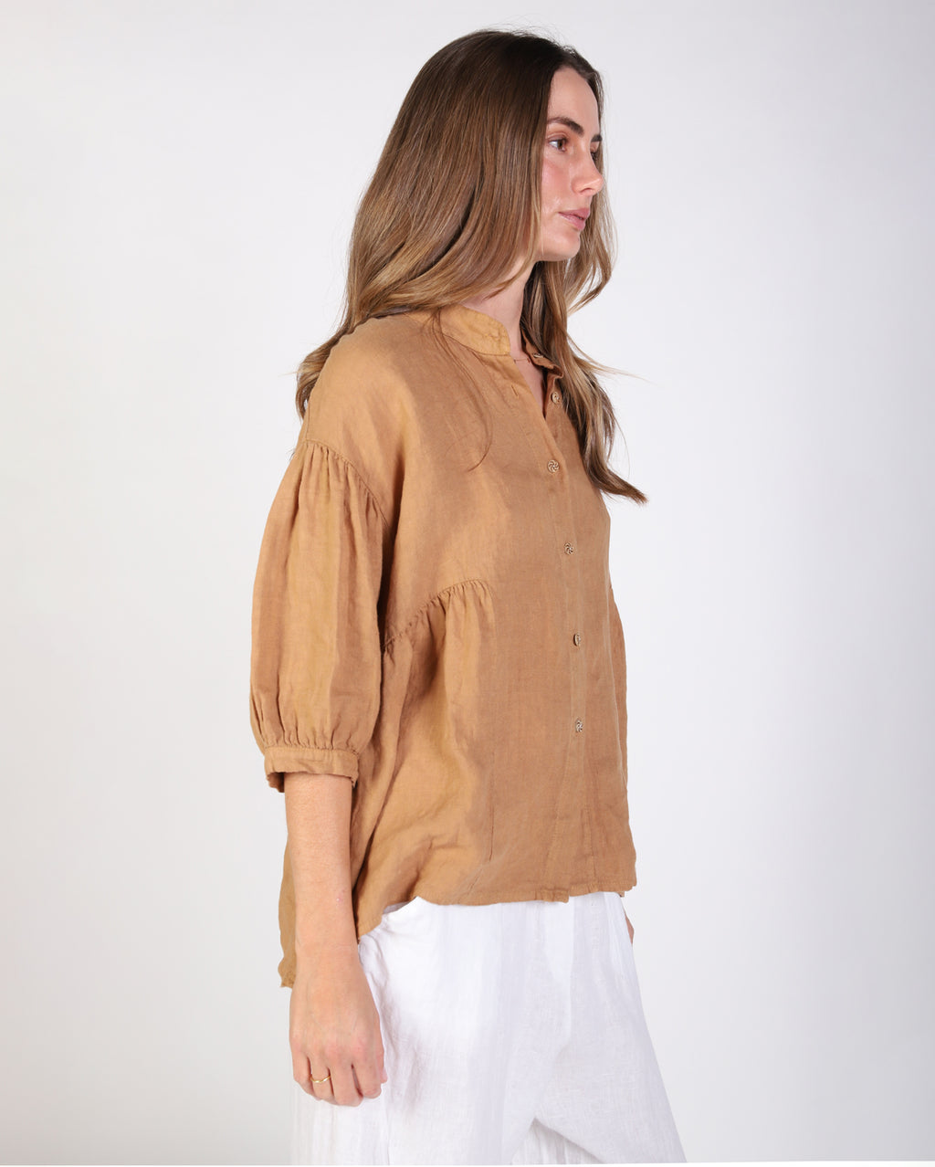 Clara Shirt  - Camel