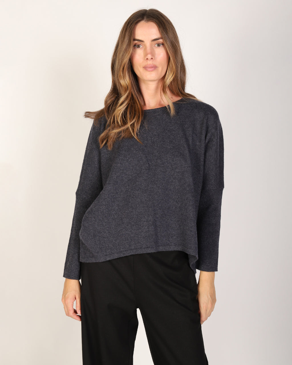 Kristen Merino Knit - Charcoal