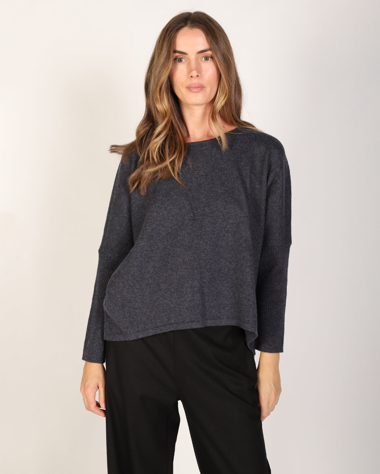 Kristen Merino Knit - Charcoal