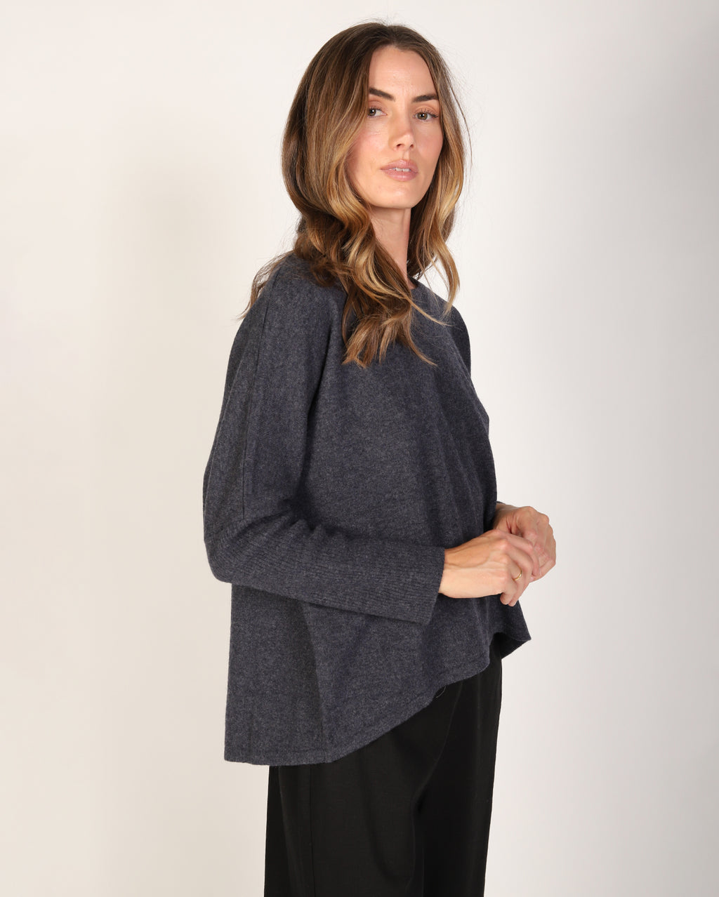 Kristen Merino Knit - Charcoal