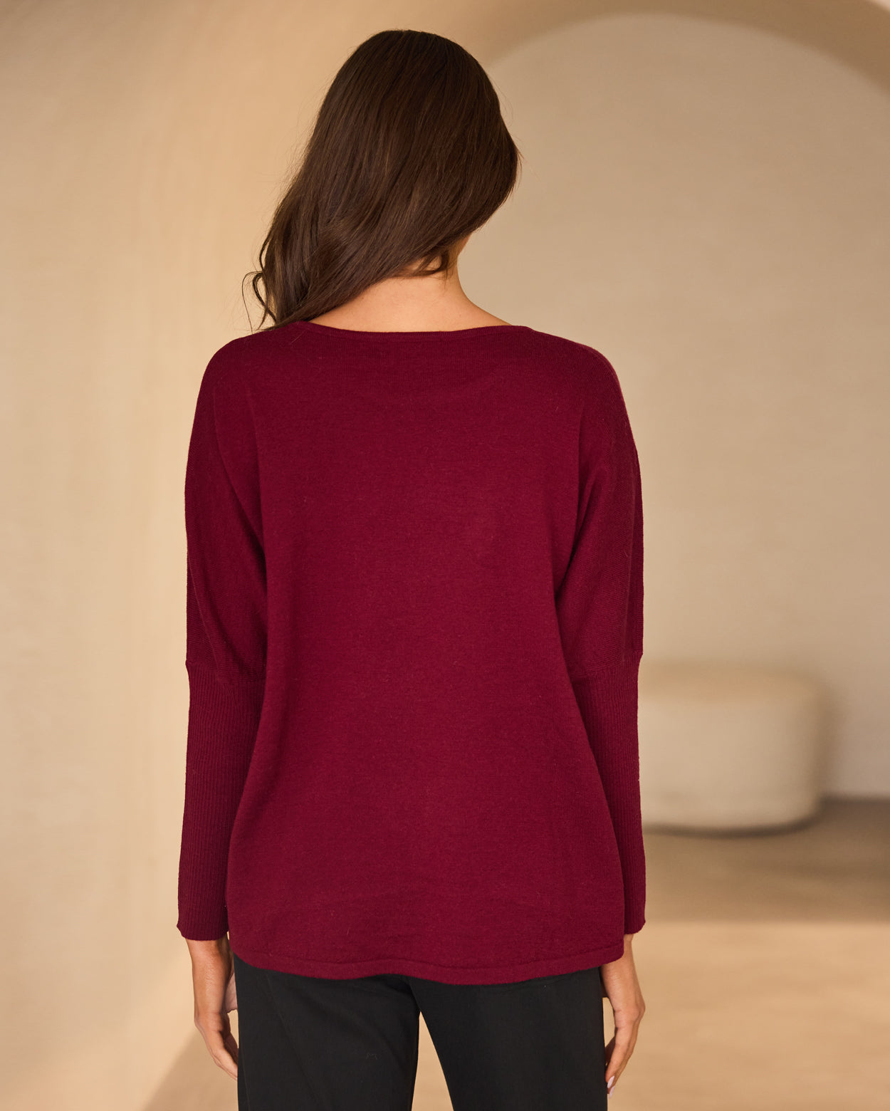 Kristen Merino Knit - Claret