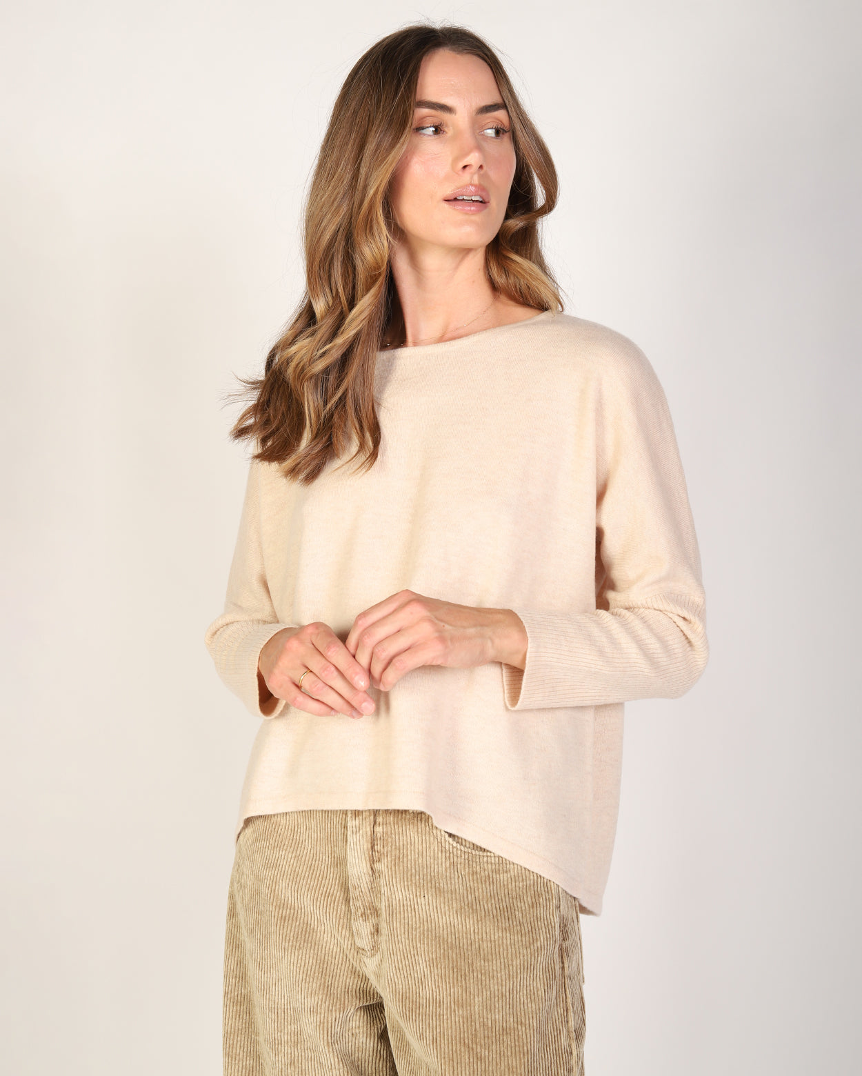 Kristen Merino Knit - Natural