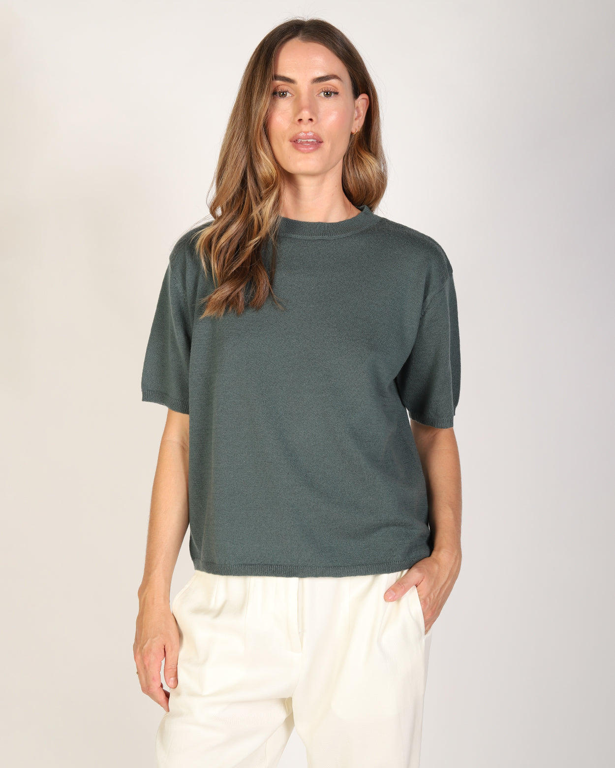 Uma Merino Knit - Deep Teal