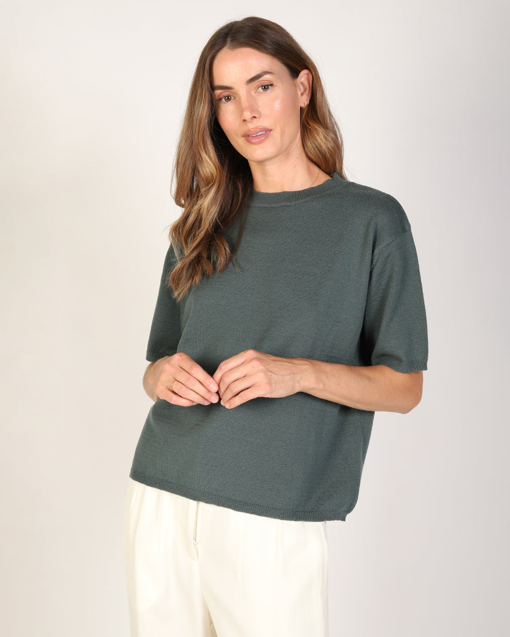 Uma Merino Knit - Deep Teal