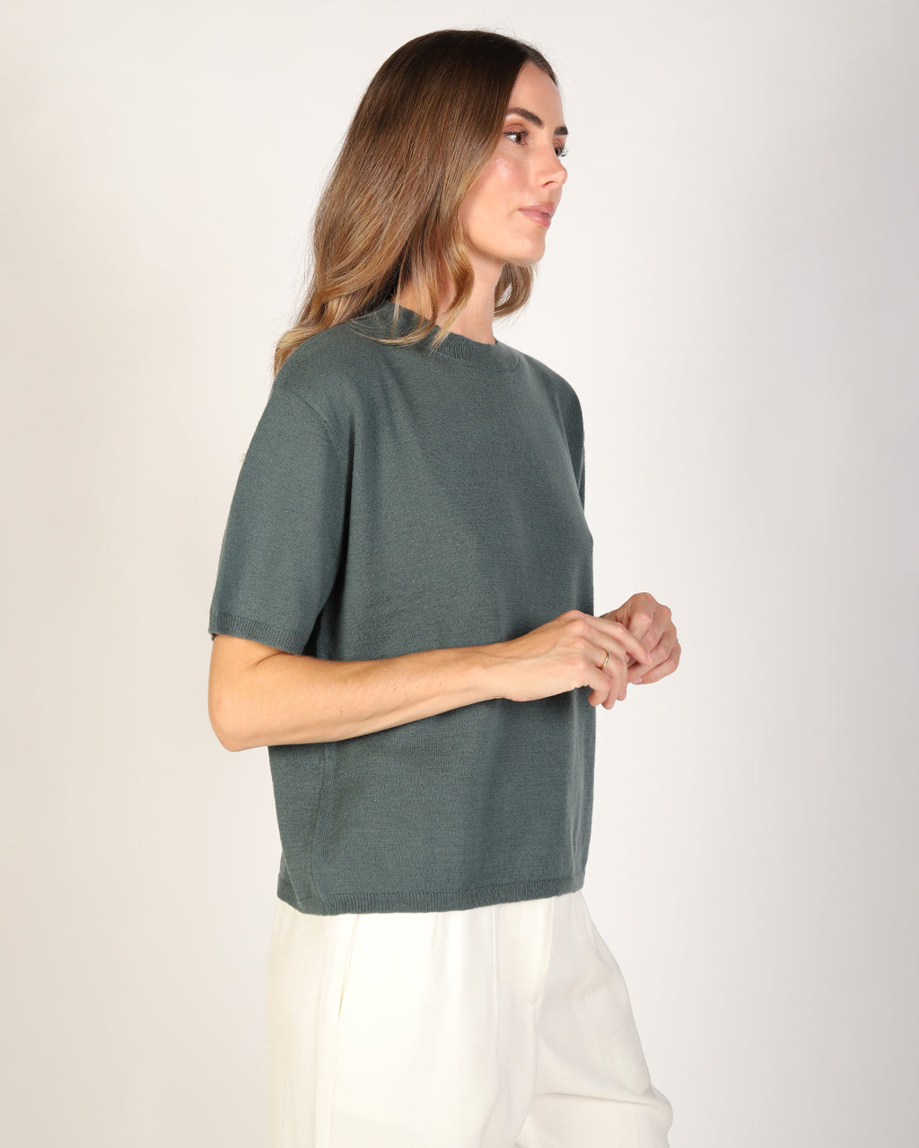 Uma Merino Knit - Deep Teal