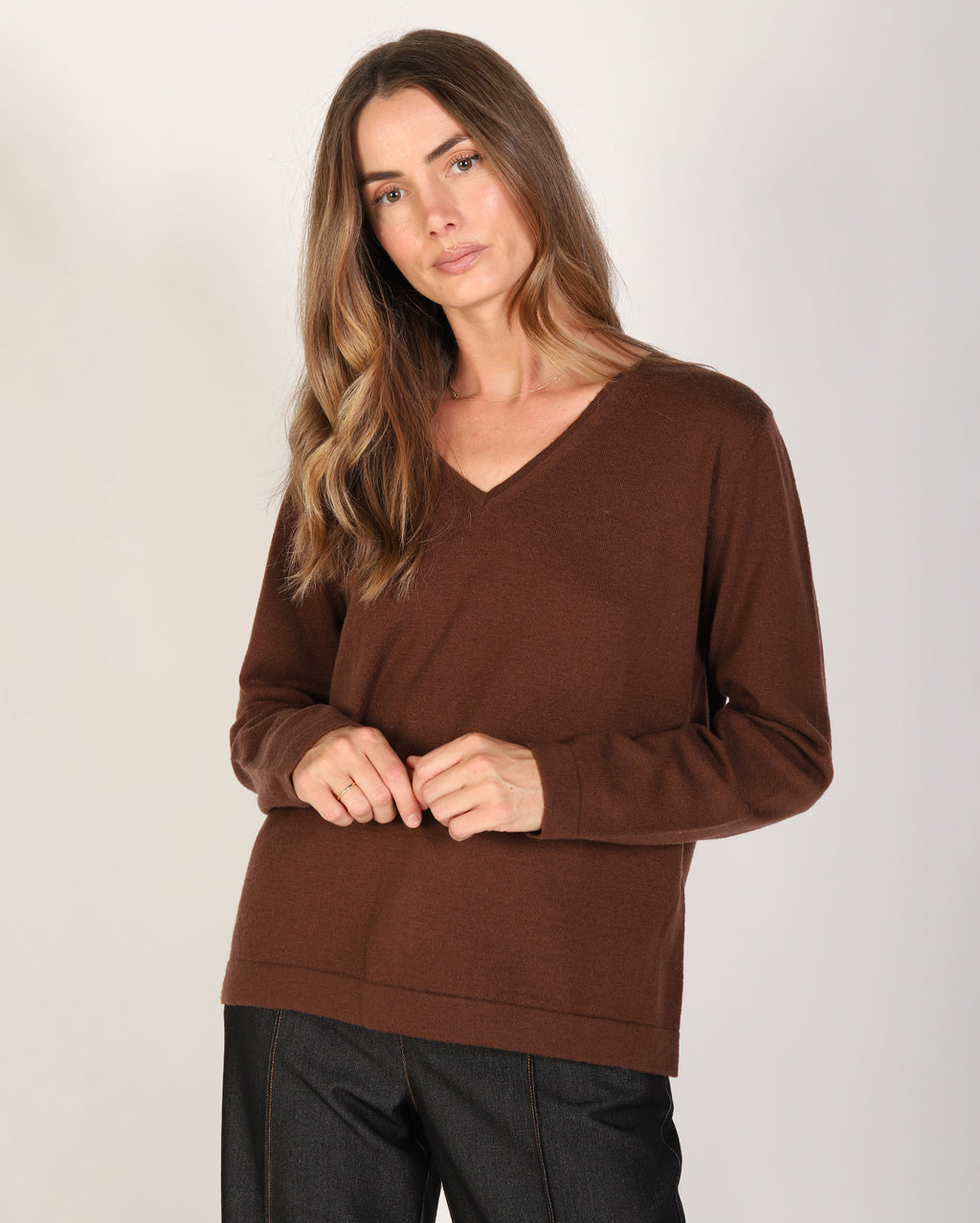 Kennedy Merino Knit - Chocolate
