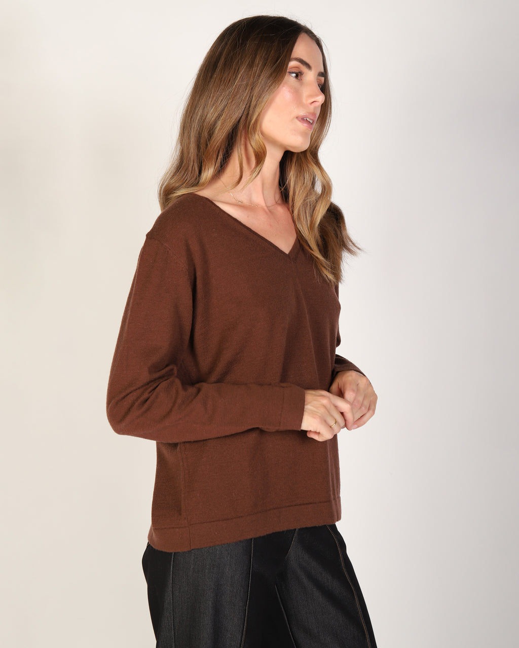 Kennedy Merino Knit - Chocolate