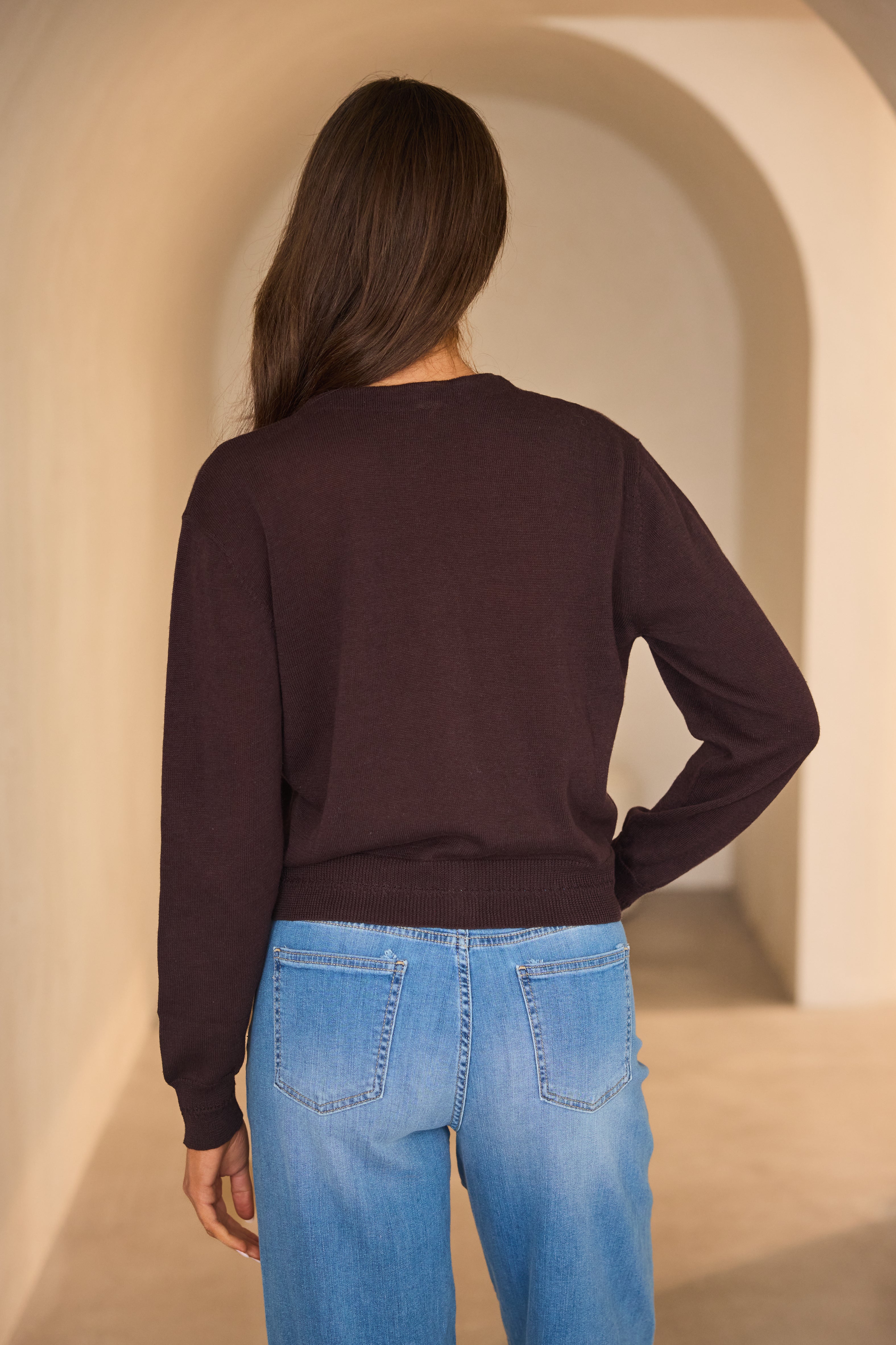 Maika Cardigan  - Espresso