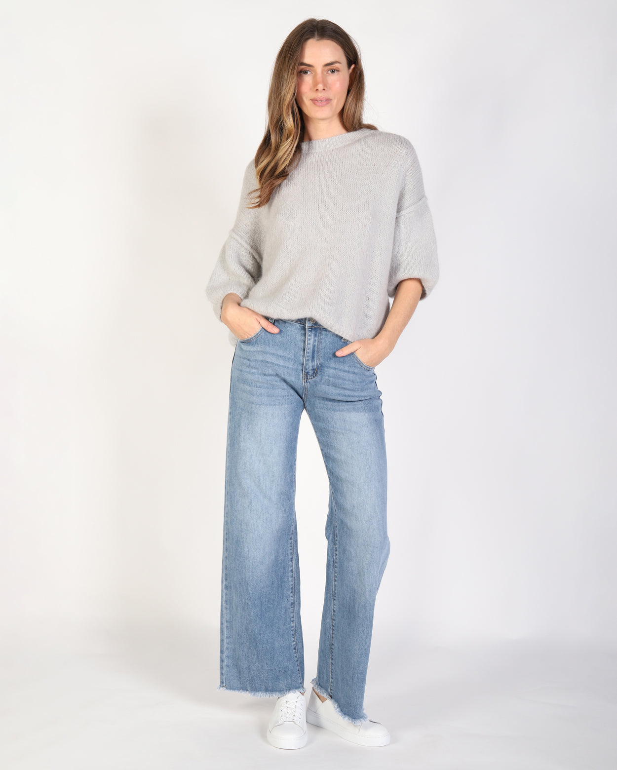 Kyla Knit - Grey/Marle