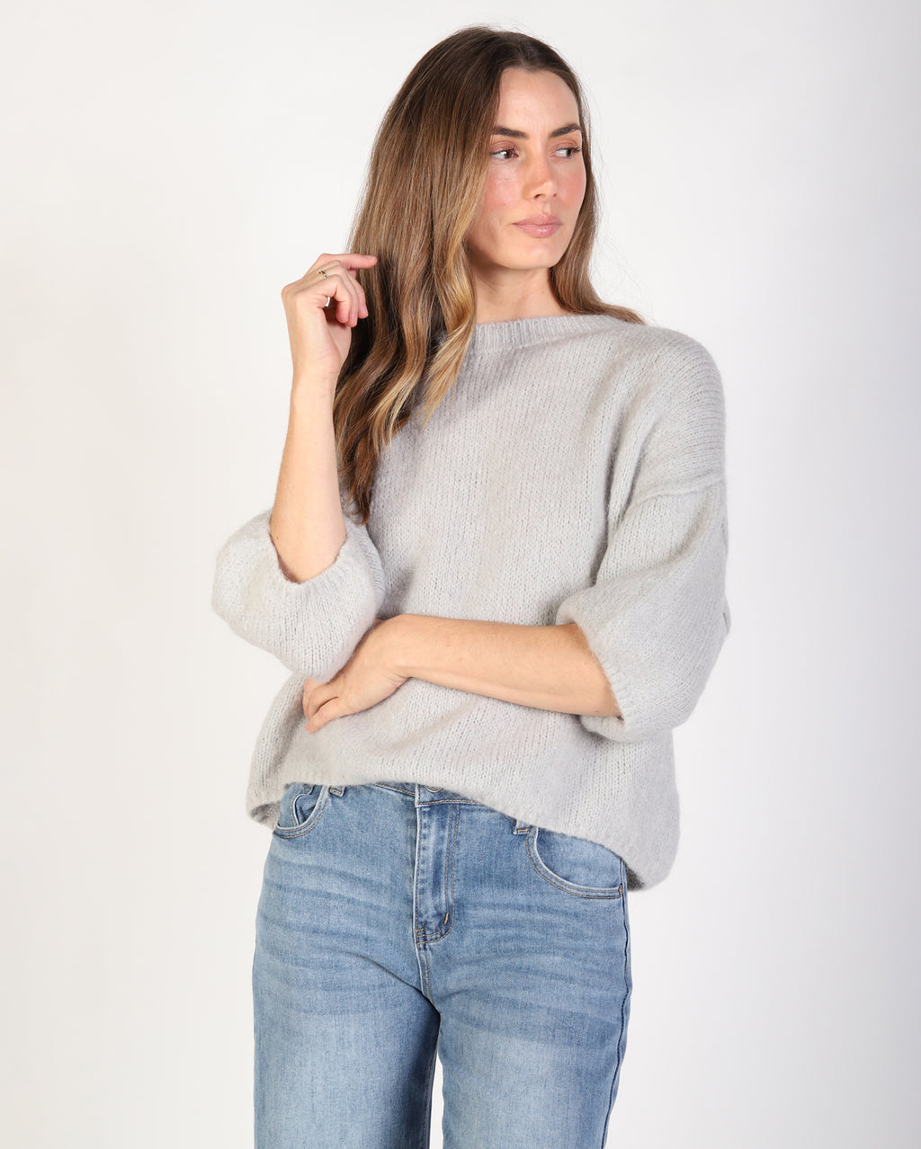 Kyla Knit - Grey/Marle