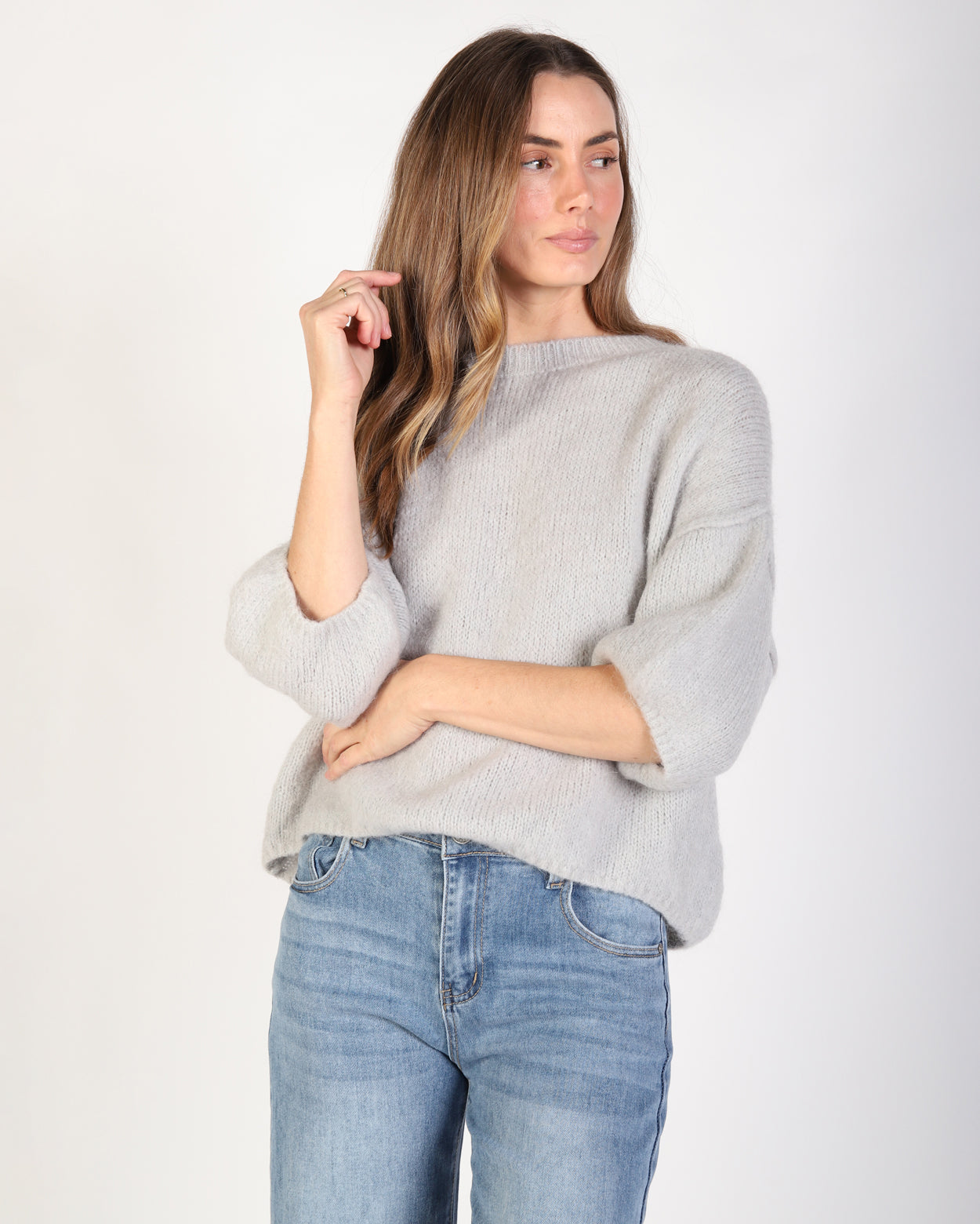 Kyla Knit - Grey/Marle