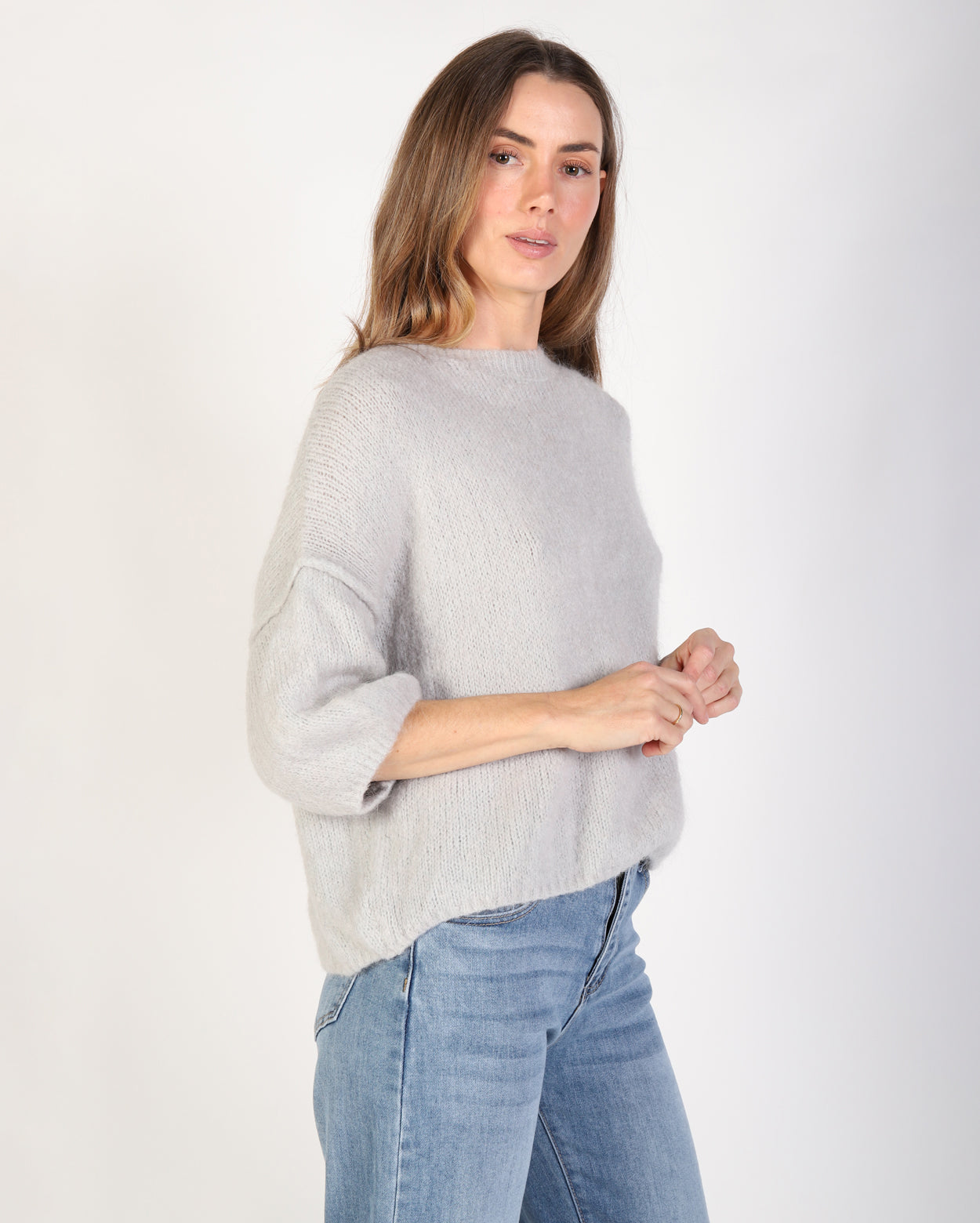 Kyla Knit - Grey/Marle