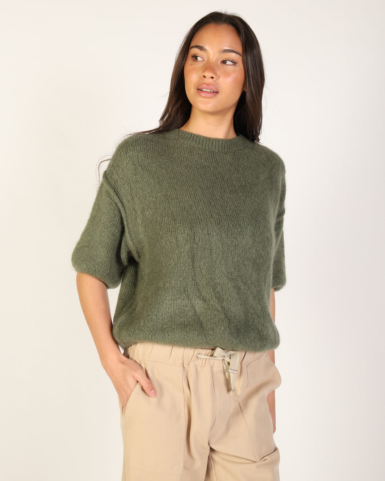 Kyla Knit - Khaki