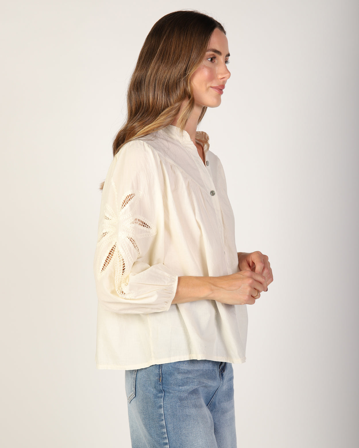 Avery Shirt  - Cream