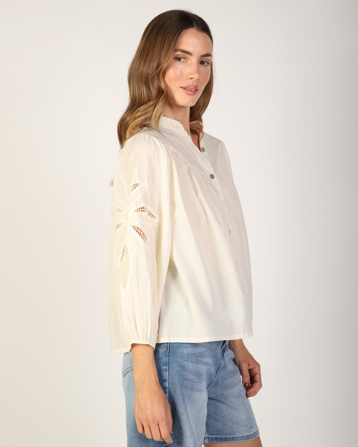 Avery Shirt  - Cream