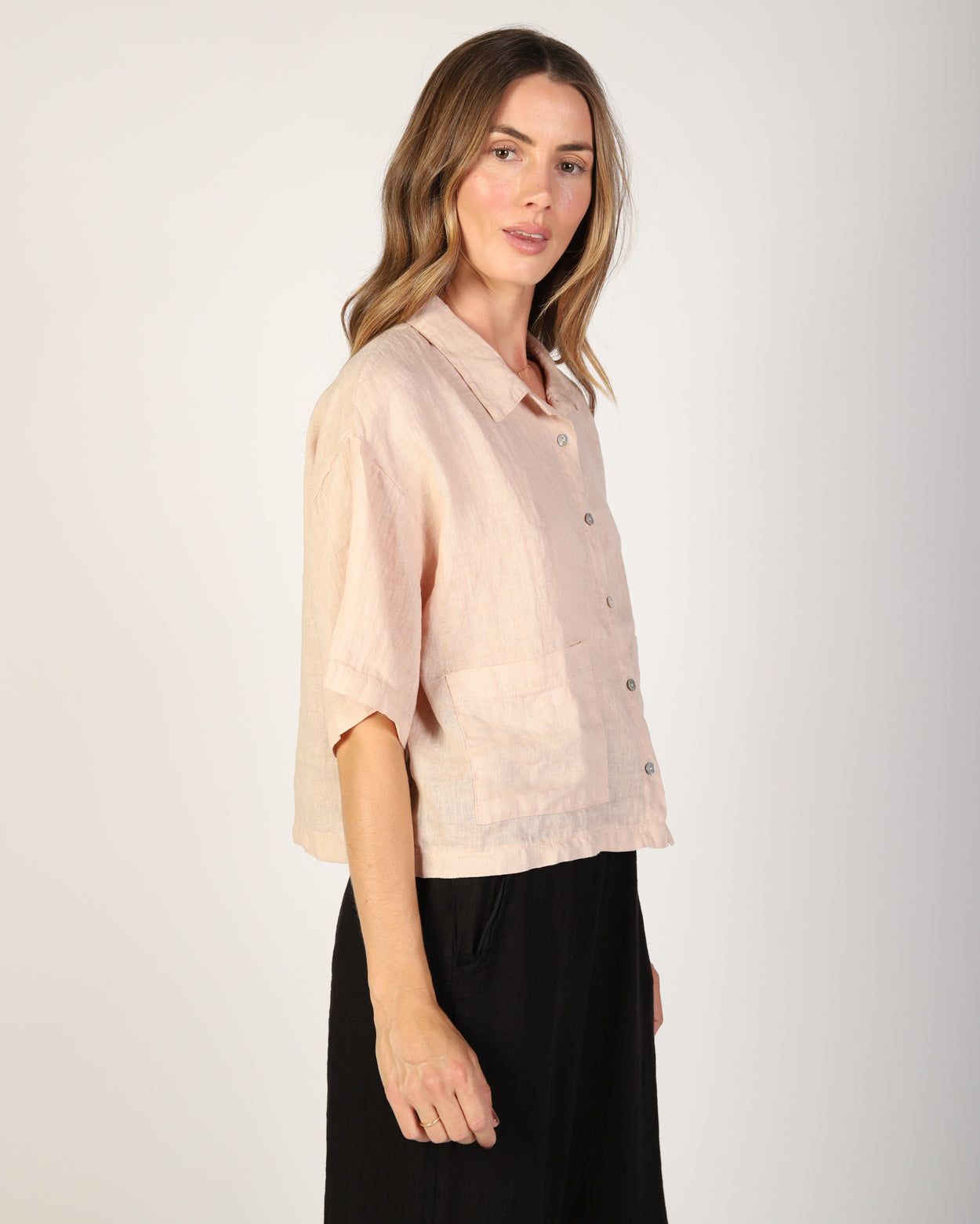 Nikki Linen Shirt - Natural