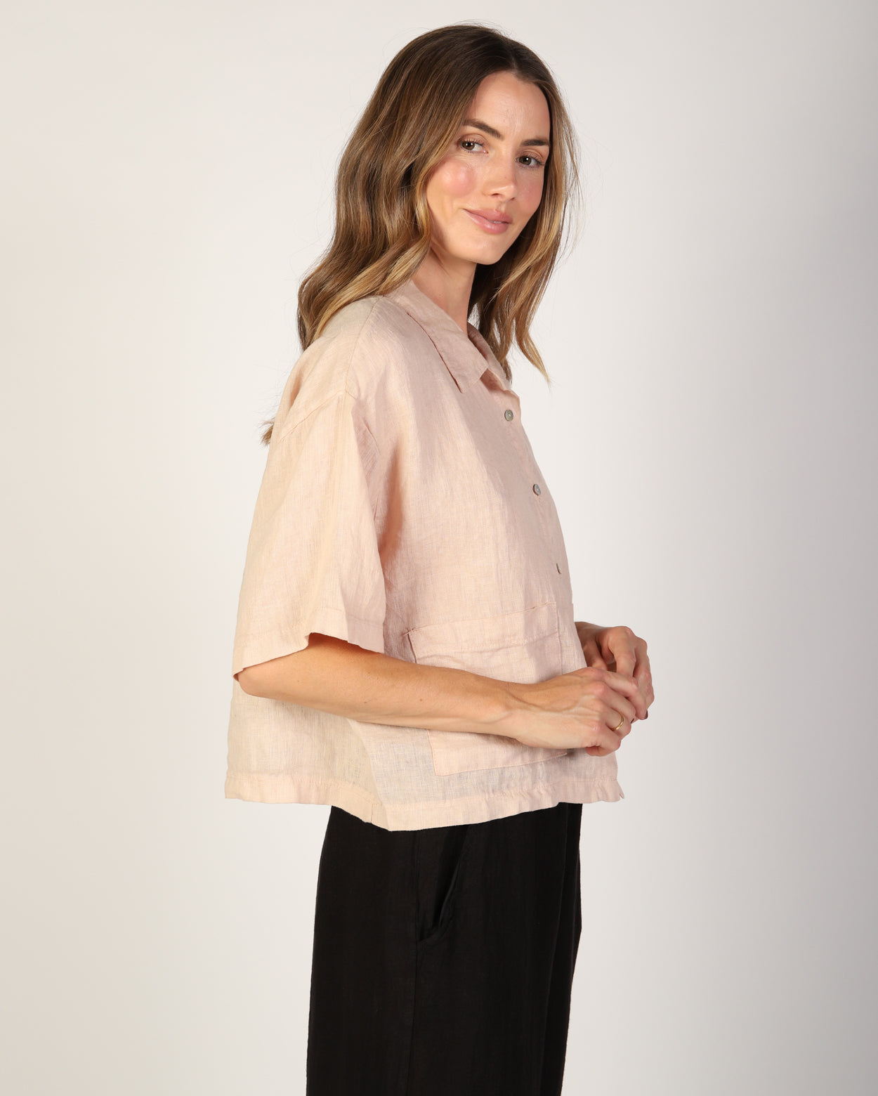 Nikki Linen Shirt - Natural