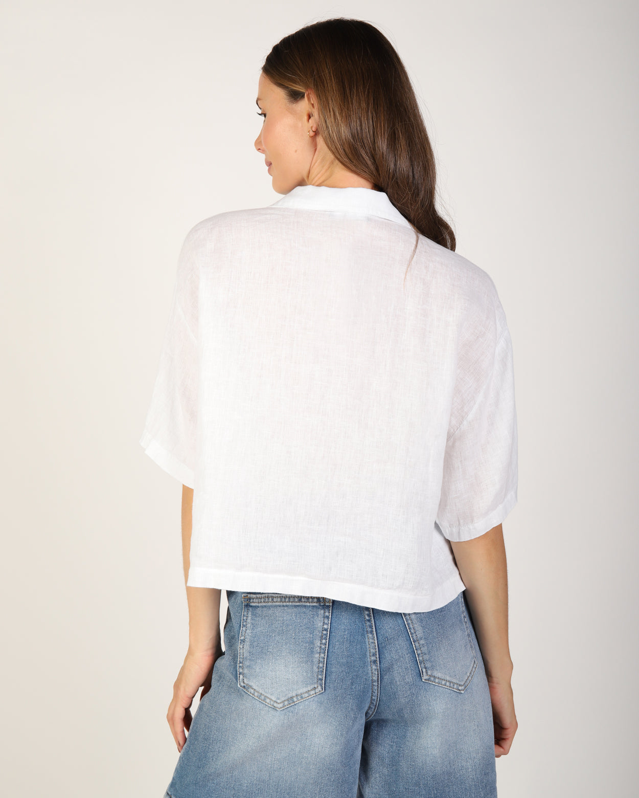 Nikki Linen Shirt - White