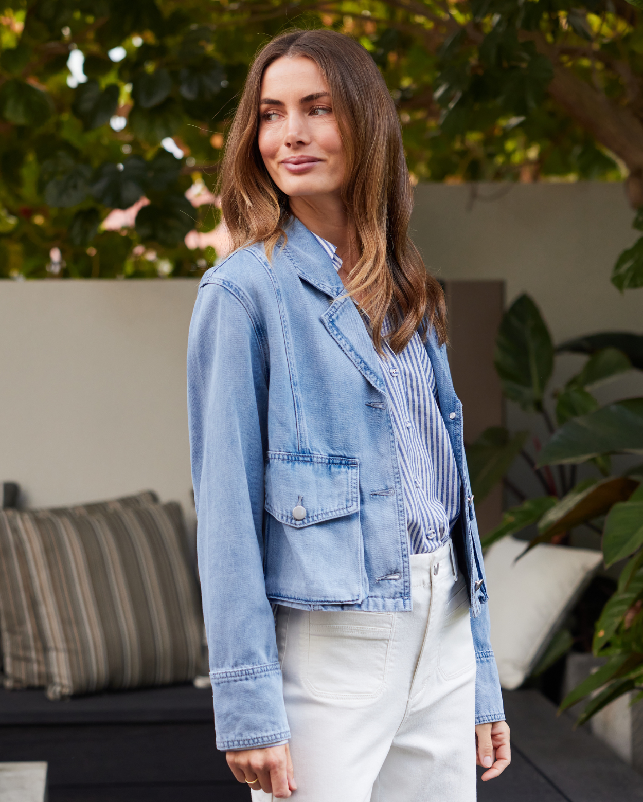 Harper Denim Jacket - Blue Wash