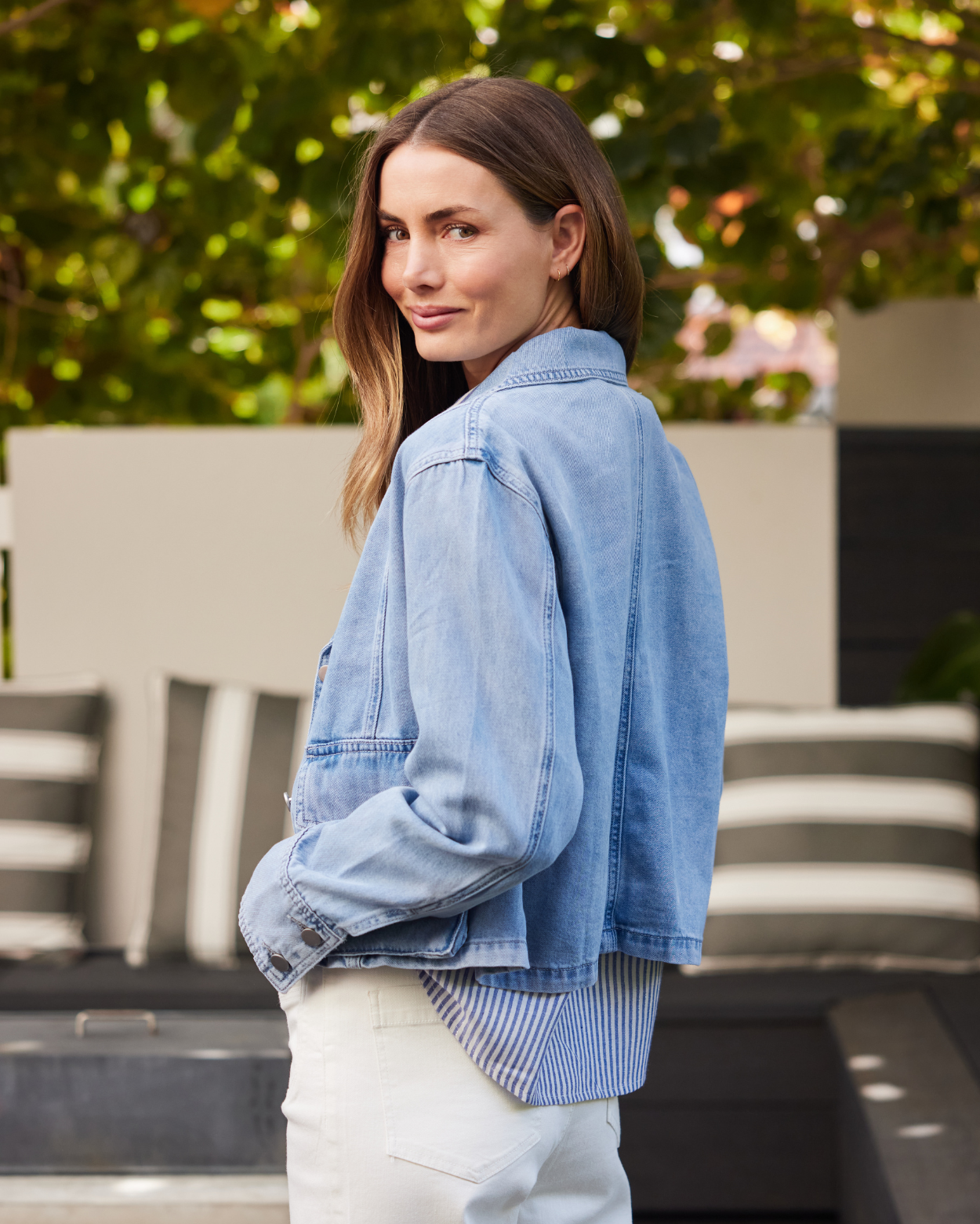 Harper Denim Jacket - Blue Wash