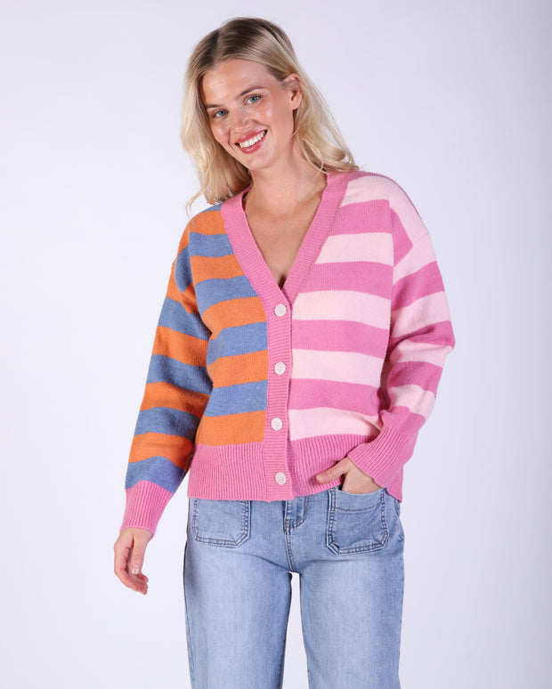 Sara Stripe Cardigan