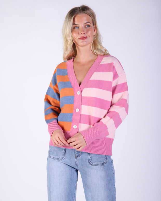 Sara Stripe Cardigan