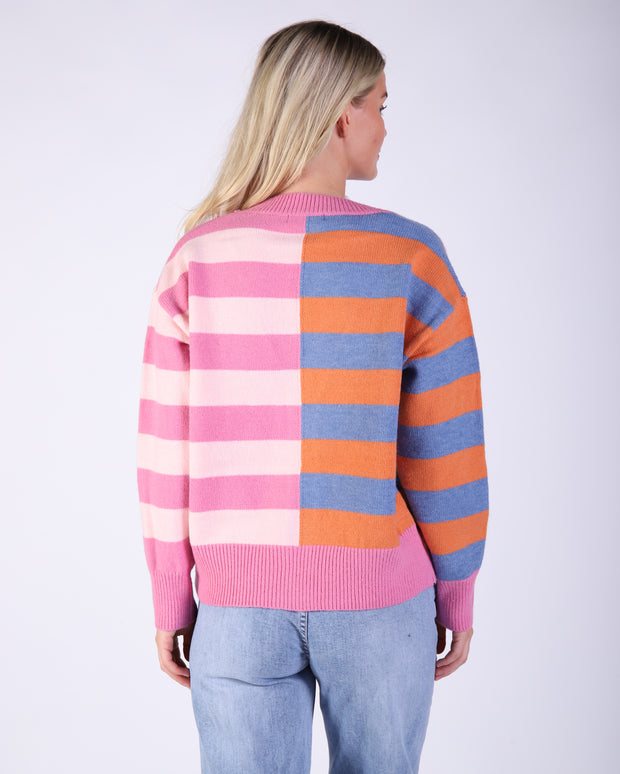 Sara Stripe Cardigan